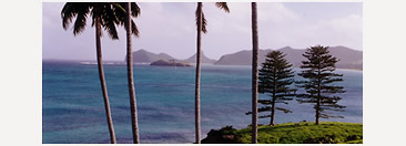 A section of Lord Howe Island known as Lover's Bay.